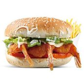 Jumbo Prawns Burger
