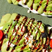Avocado With Feta Cheese