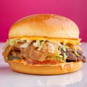 Onion Beef Stack Sandwich