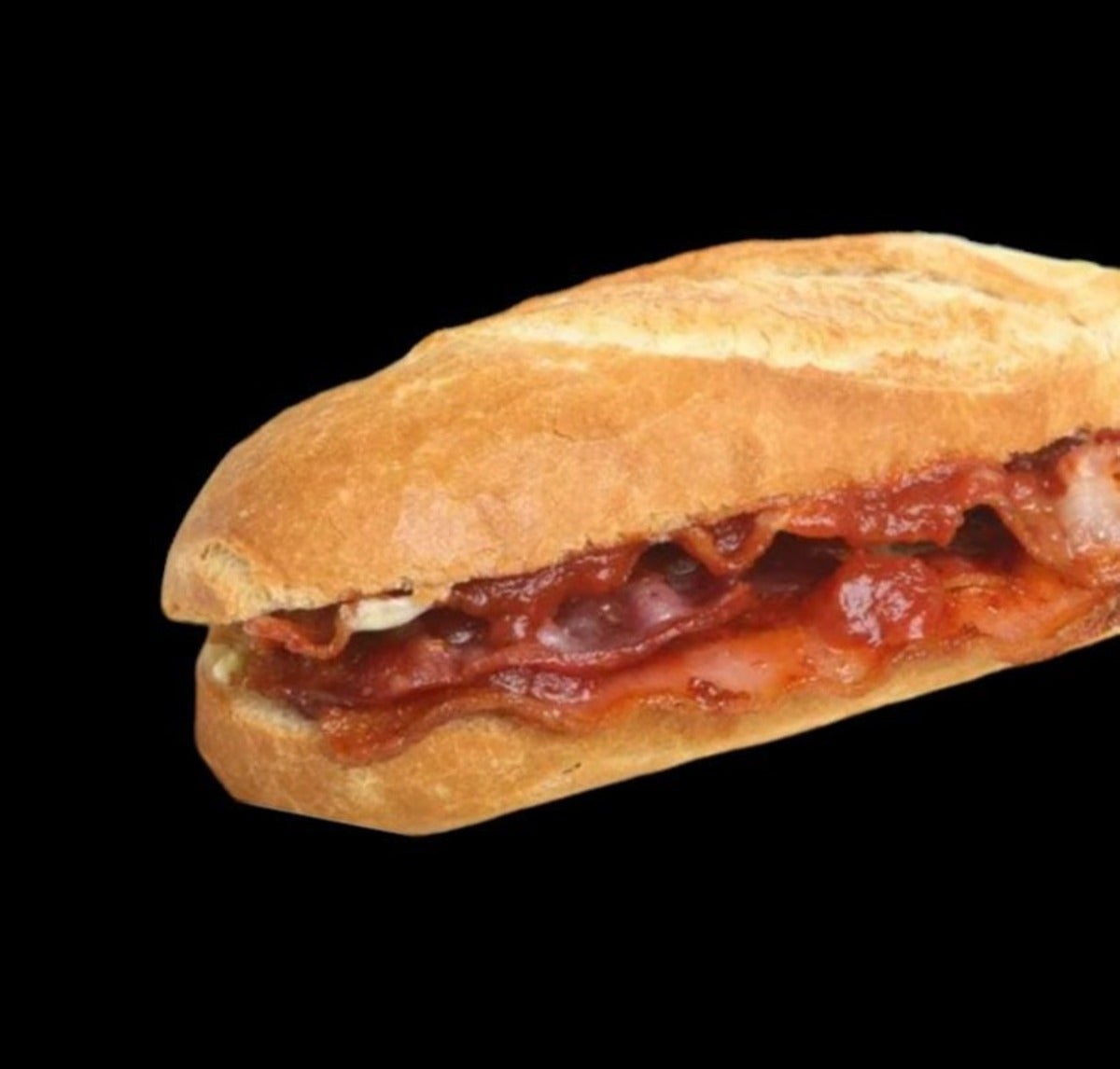 Bacon baguette
