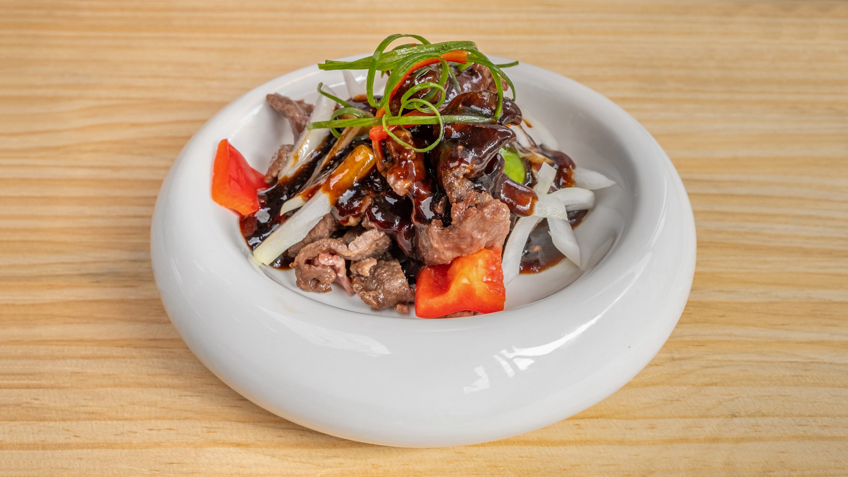 Beef with Black Pepper Sauce #351