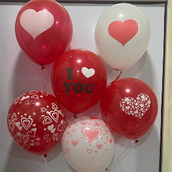 Happy Valentines Day Helium Balloons