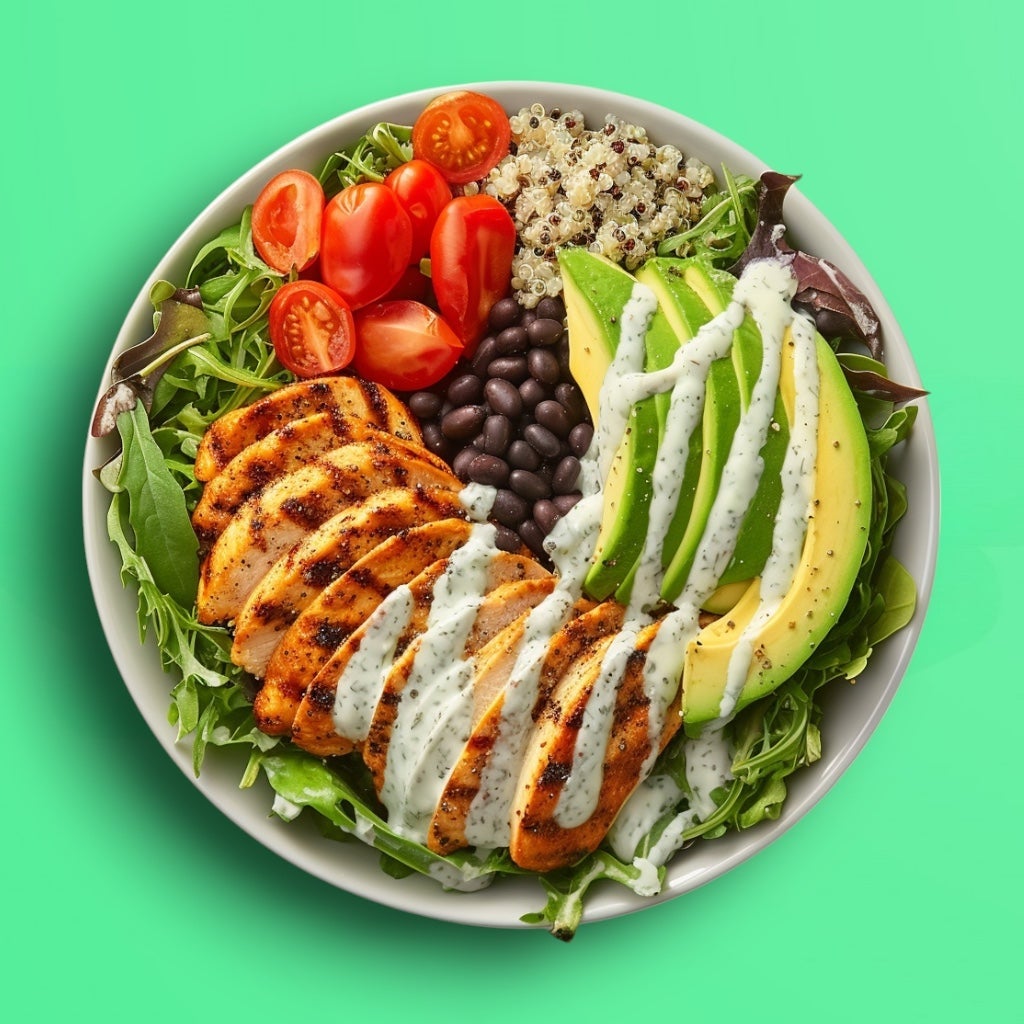 Avocado Chicken Protein Bowl ��