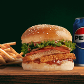 Spicy BBQ  Burger Meal