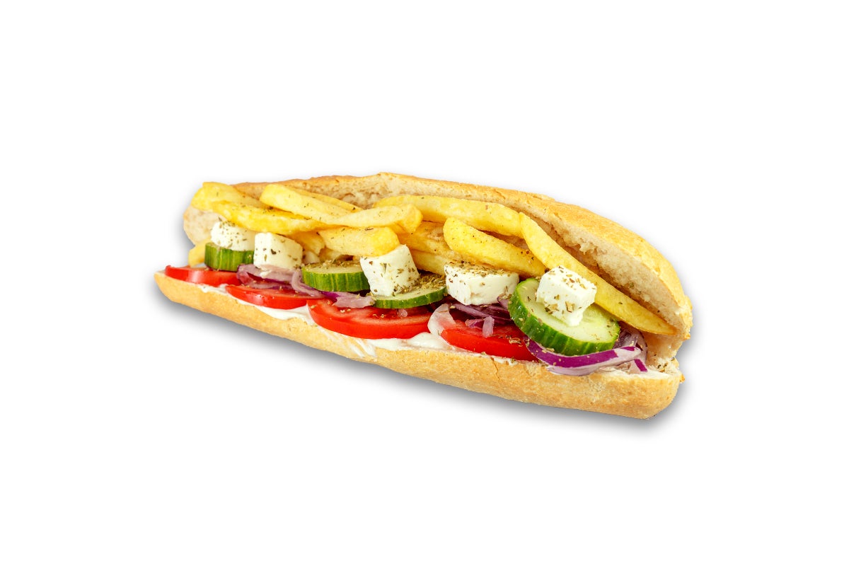 Greek Salad Baguette