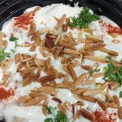 Hummus Fattah With Meat And Nuts 