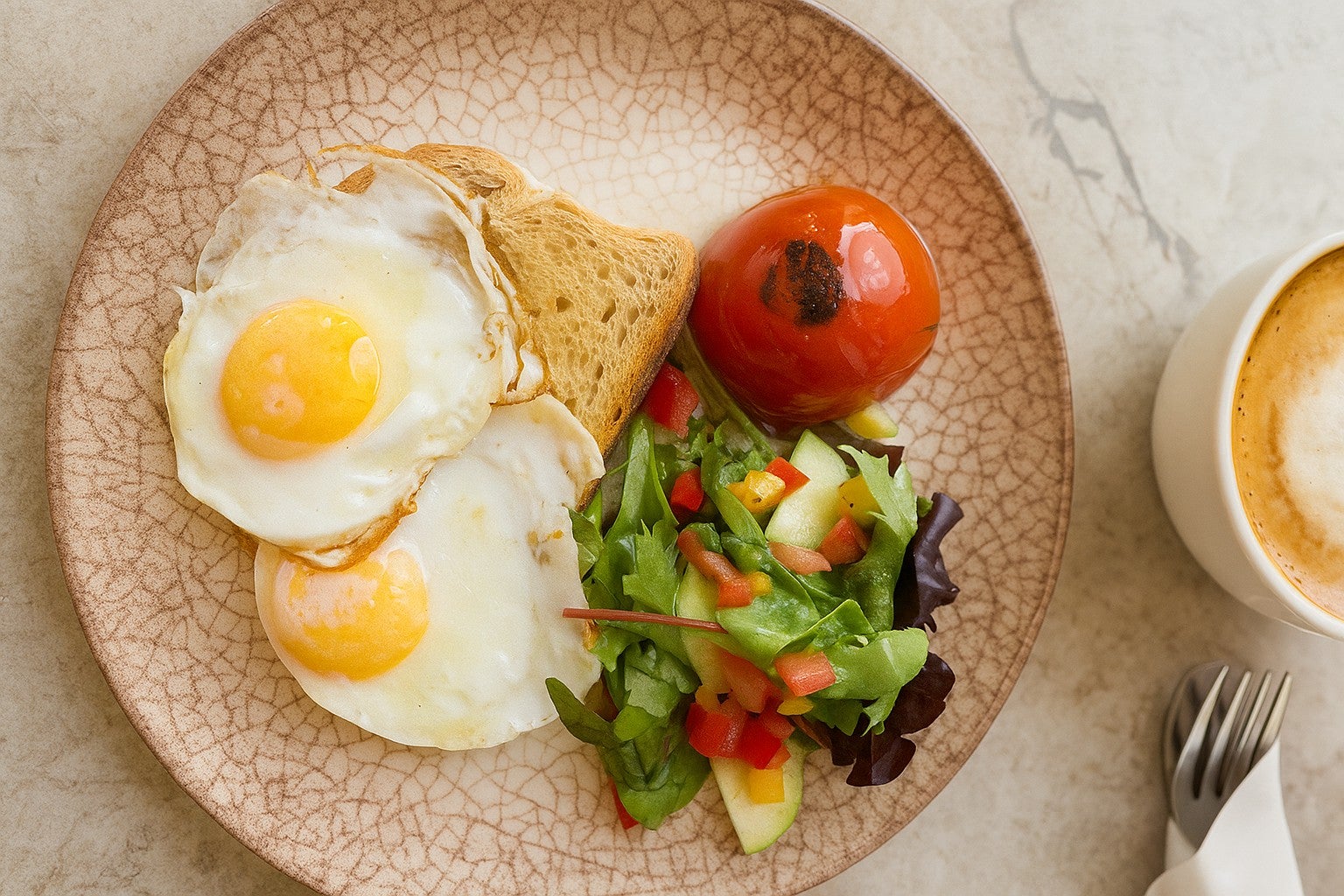 Eggs on Toast (v)