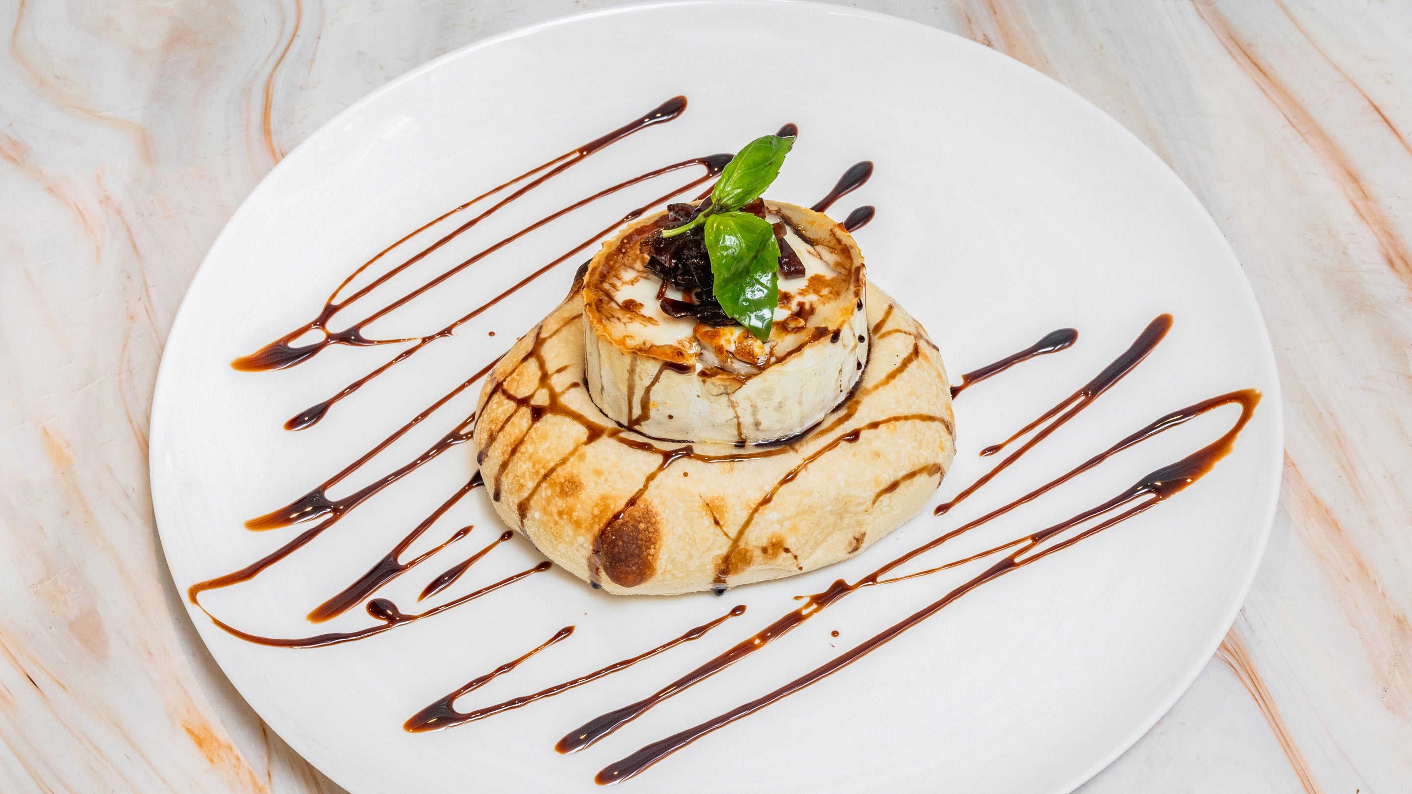 Baked Goat's Cheese and Bread