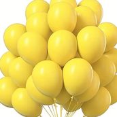3 Piece Yellow Helium Balloon