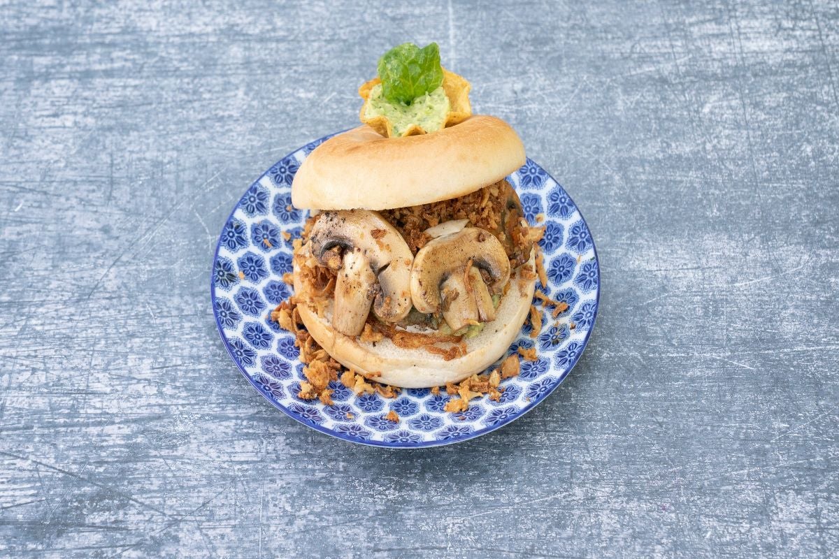 Mushroom Bagel