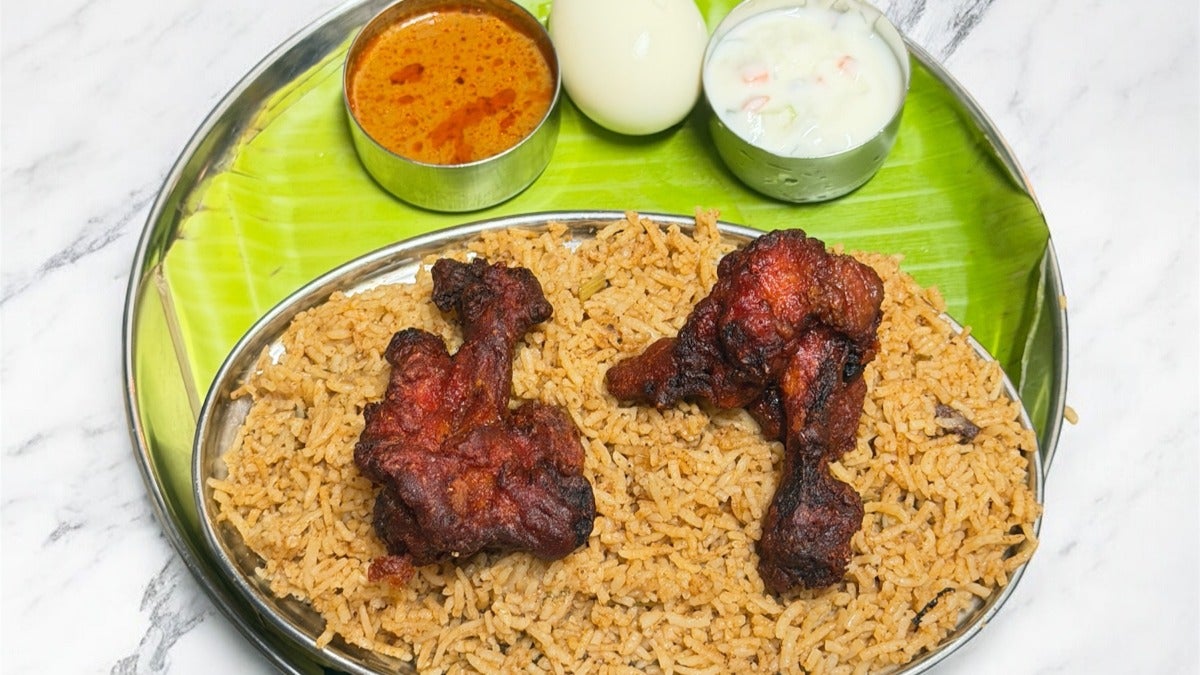 Chicken Lollipop Biriyani