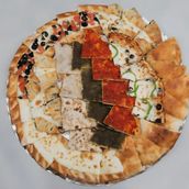 Plate of cut pastries 4 KWD