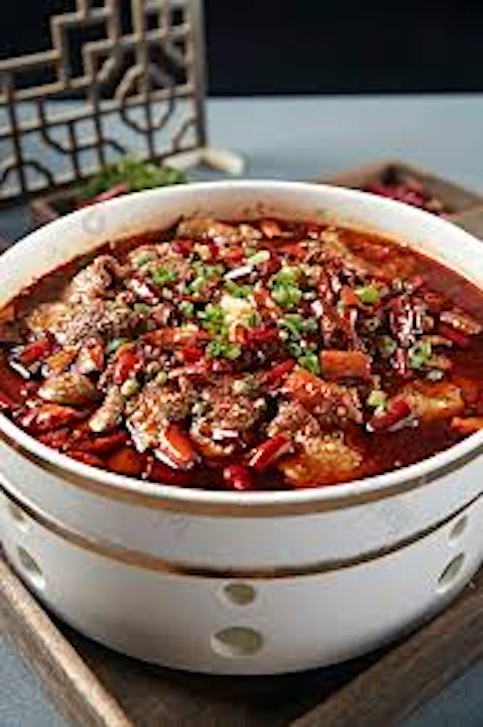 水煮牛肉+ 米饭 Boiled Spicy Beef and Rice