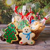 Handmade Christmas Sugar Cookies  2 Pieces In A Pack