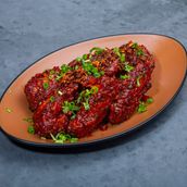 Schezwan Wings ( 5 pcs)