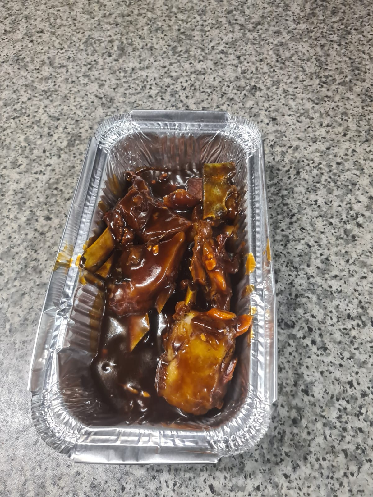 BBQ Sauce in Lamb Ribs