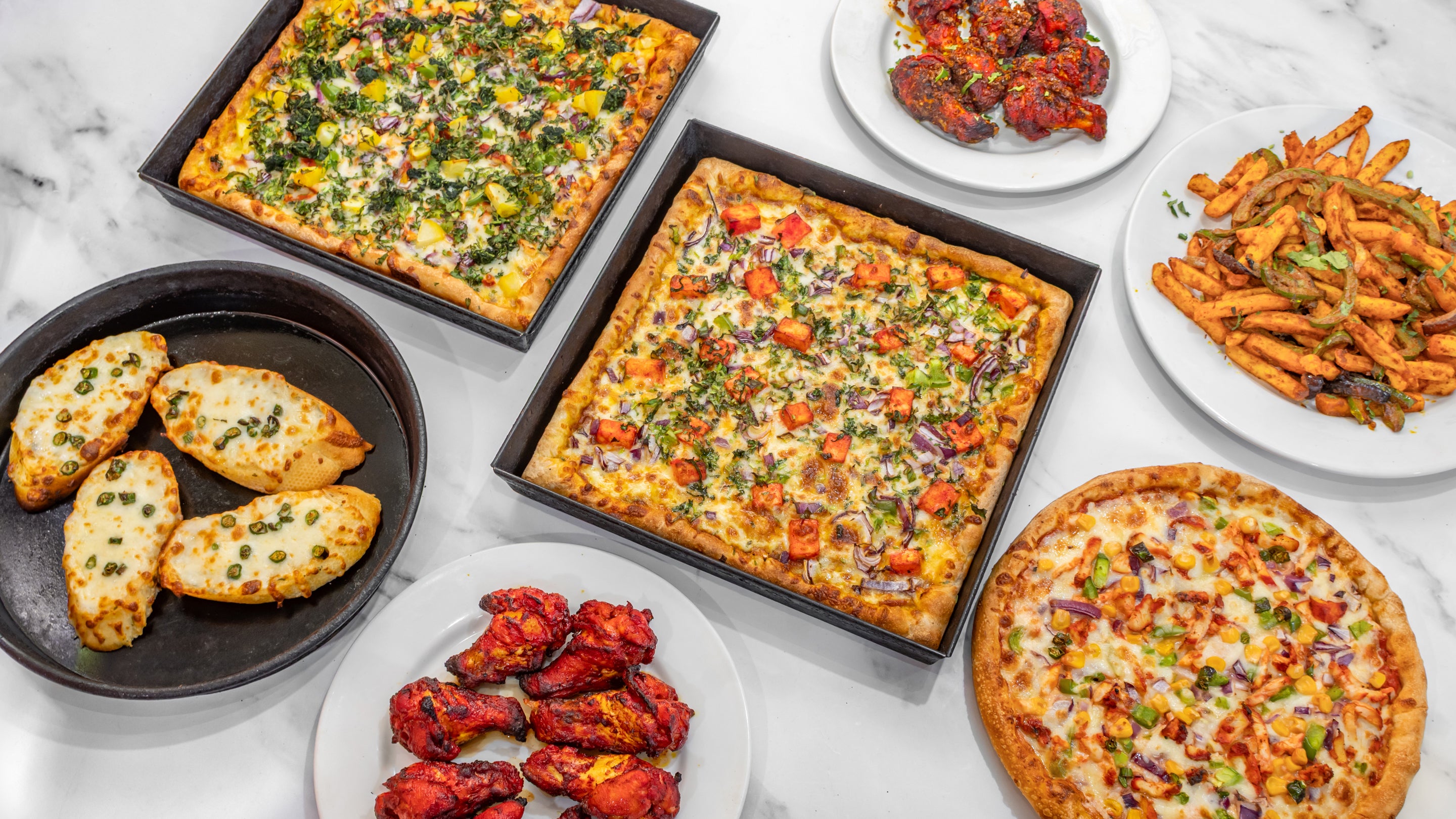 Rays Curry Base Pizza