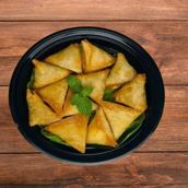 A dozen mixed  samosas
