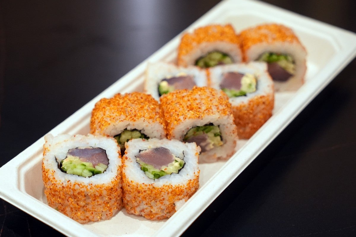 8 Pics Spicy Tuna Cucumber Roll