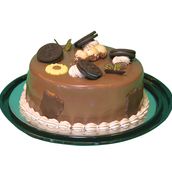 Big Plain Chocolate Cake