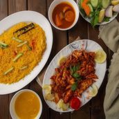 Chicken Chilli Fry With Rice
