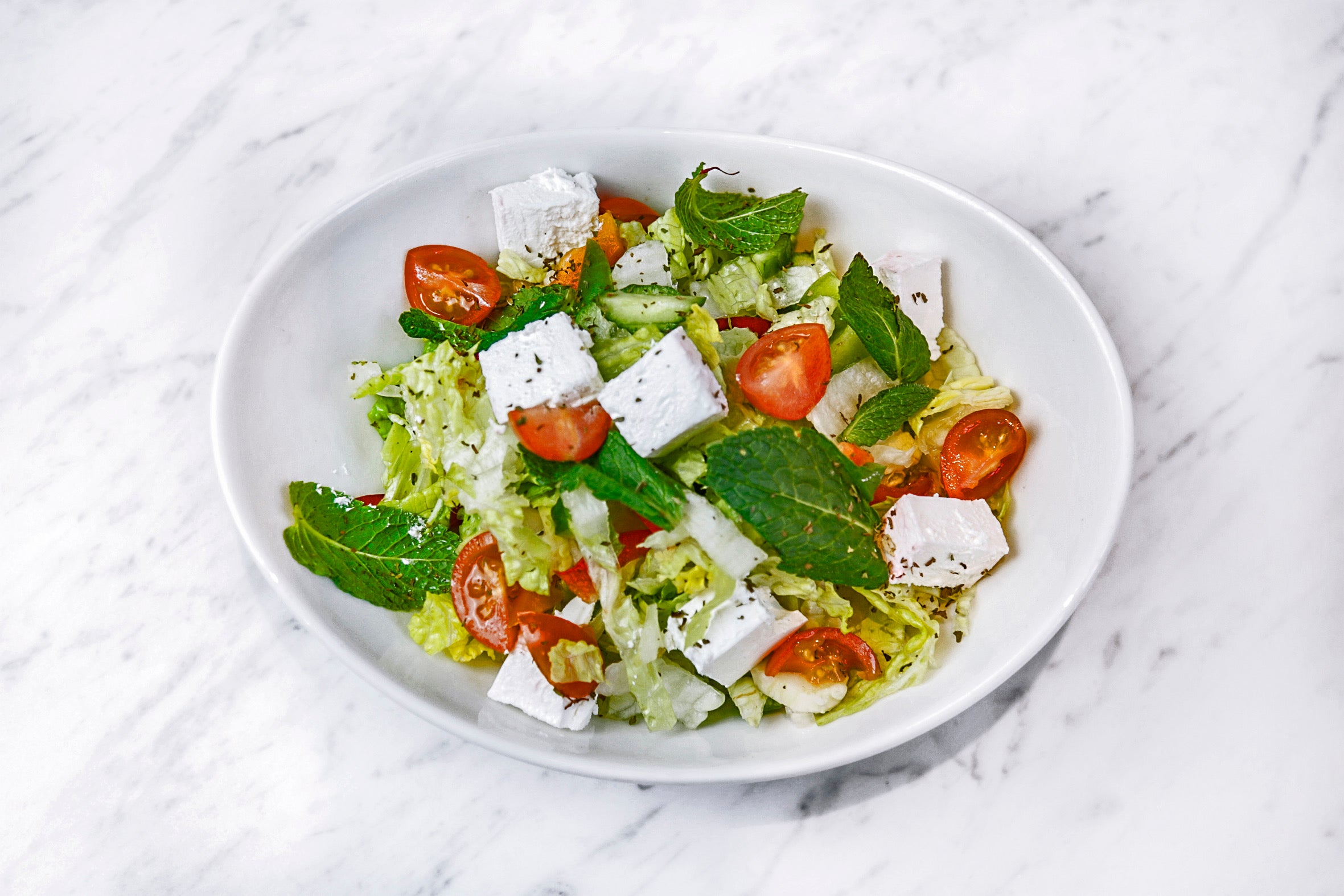 Green Salad with Cheese