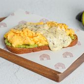 Truffle Avo Omelete Toast 