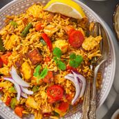 Tawa Paneer Pulao