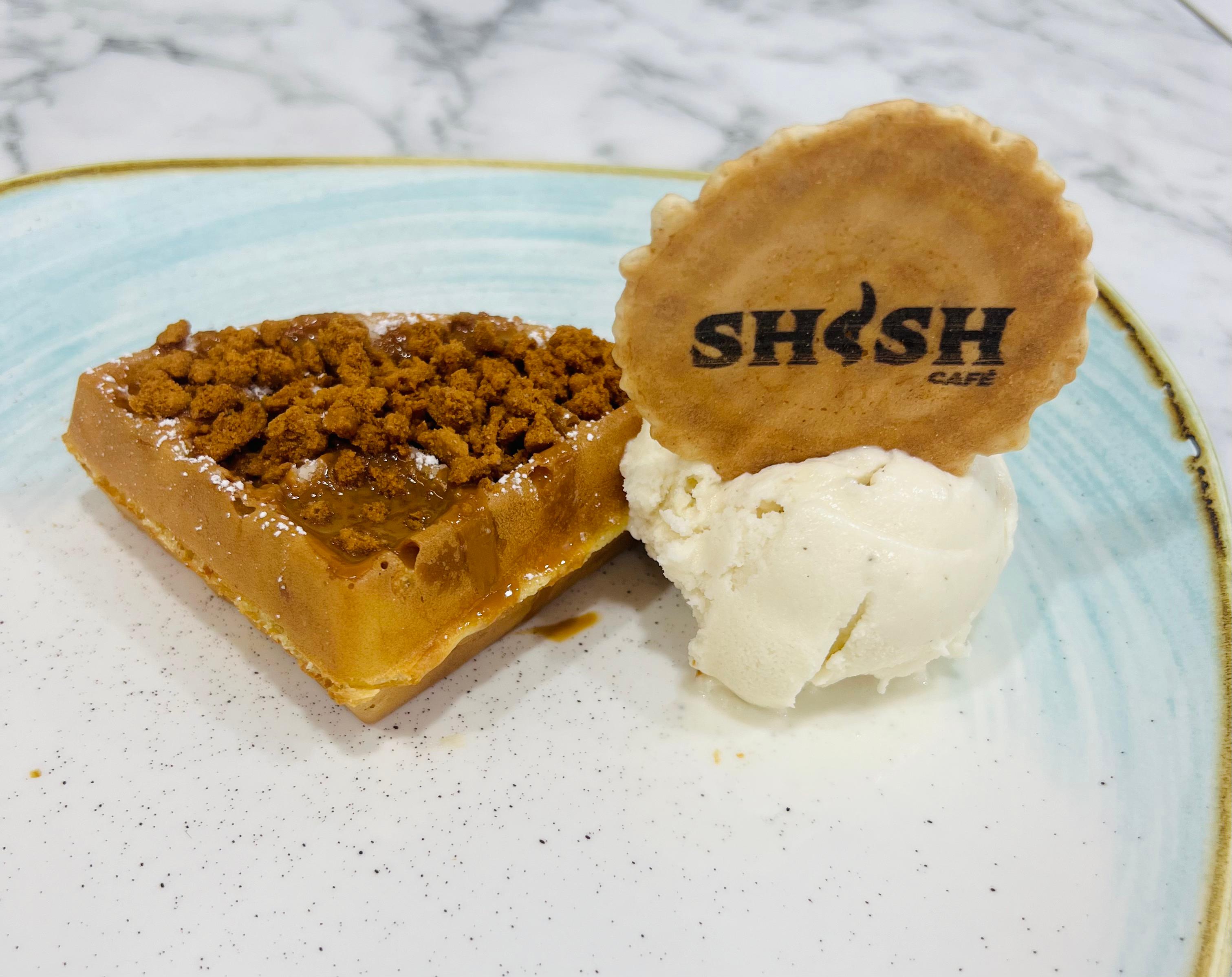 Lotus Crumble Waffle
