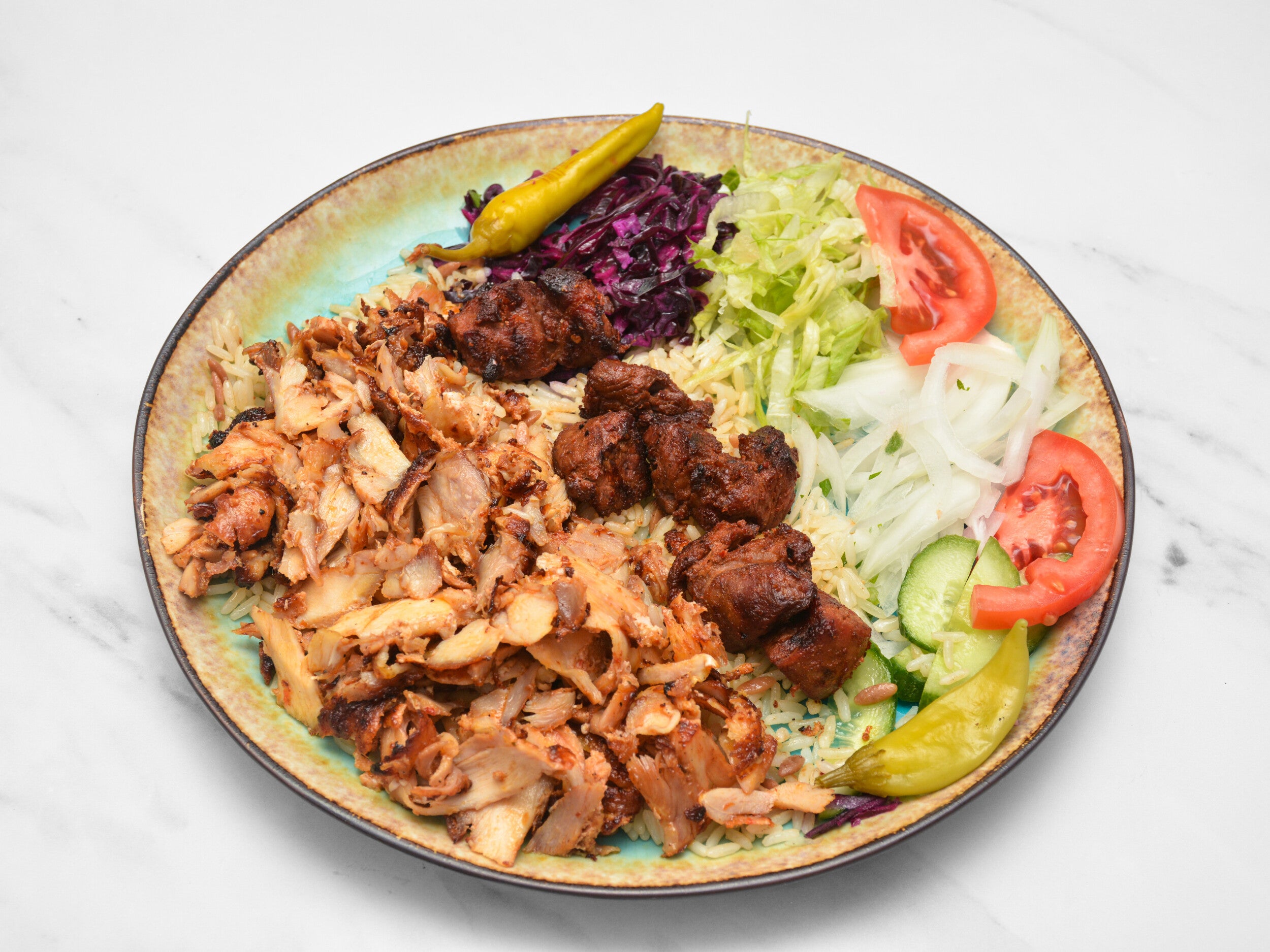 Chicken doner lamb sis