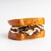 Toast Meat Burger With Mushroom