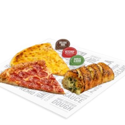 Any 3x Slices or Stromboli + 3x Dips (Mix and Match)
