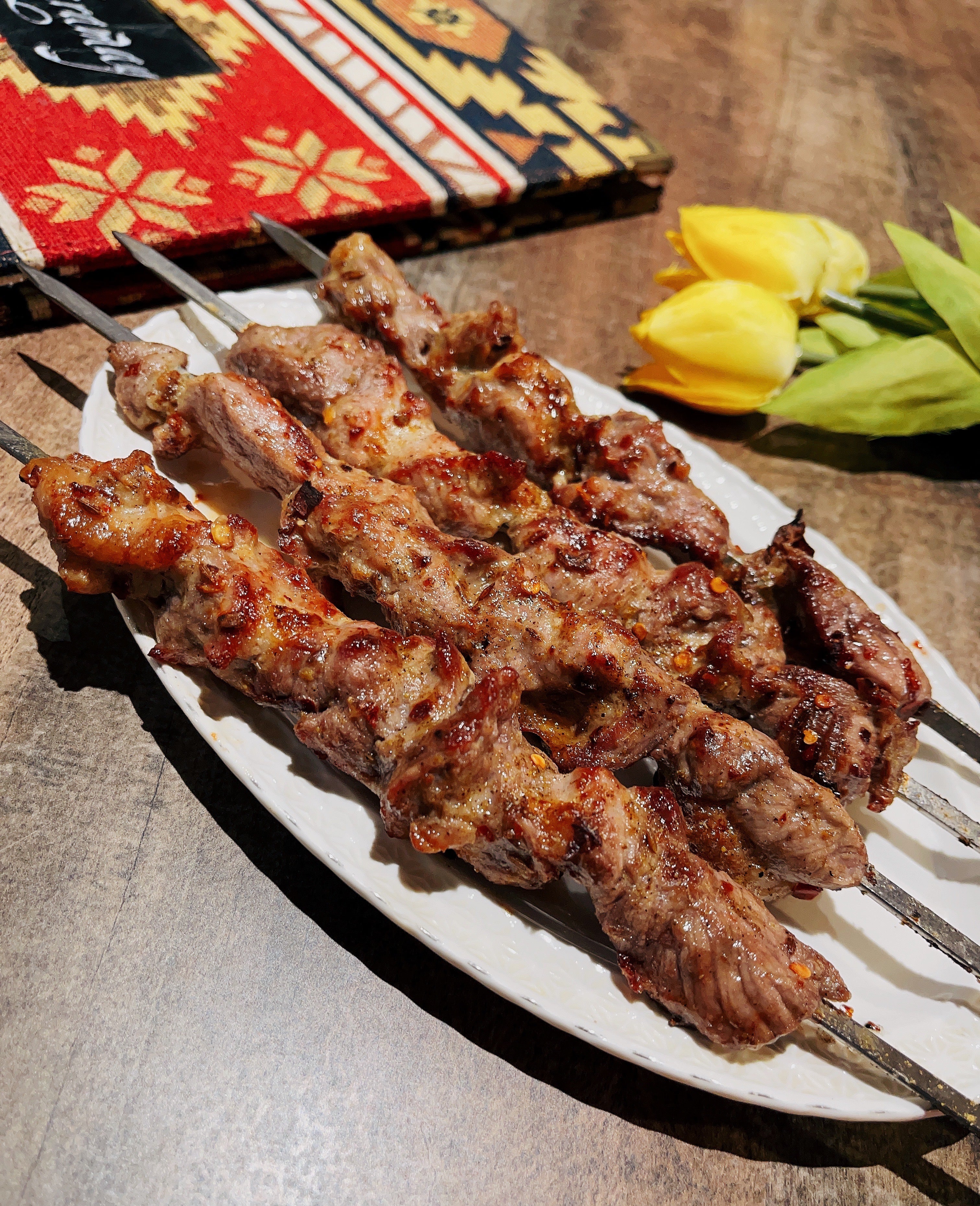 2 Grilled Lamb Skewer ( 2 skewer )