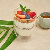 Homemade Granola with  Greek Yogurt