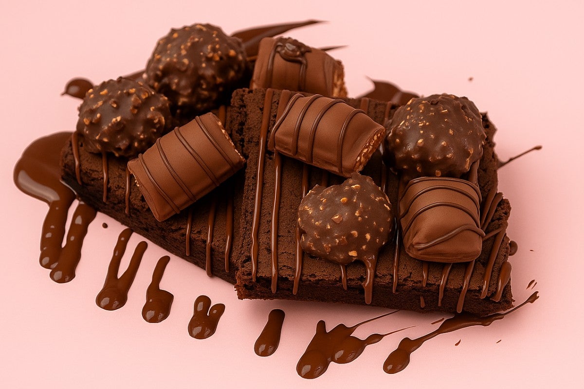 Ferrero & Kinder Brownie Stack