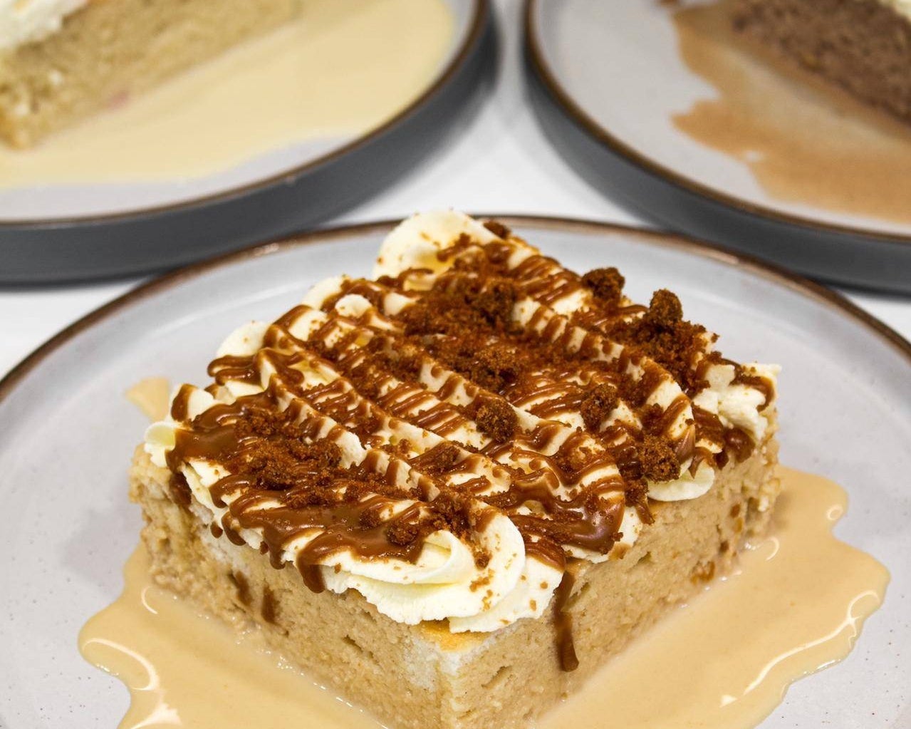 Lotus Biscoff Milk Cake - Homemade