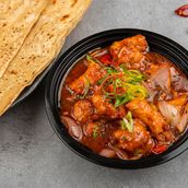 Chicken Chilli With Paratha