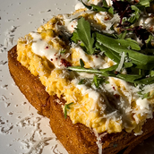 Brioche Truffle Eggs