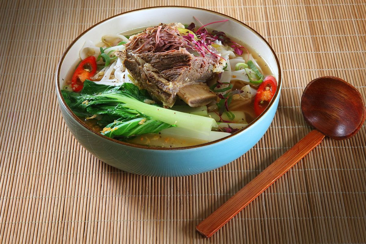 Spiced Beef Rib Broth