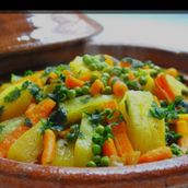 Meat with vegetables