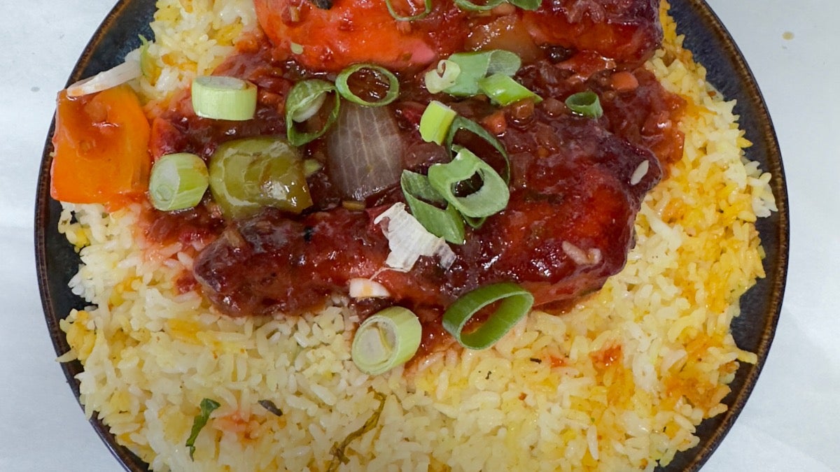 Chicken Chilly biriyani