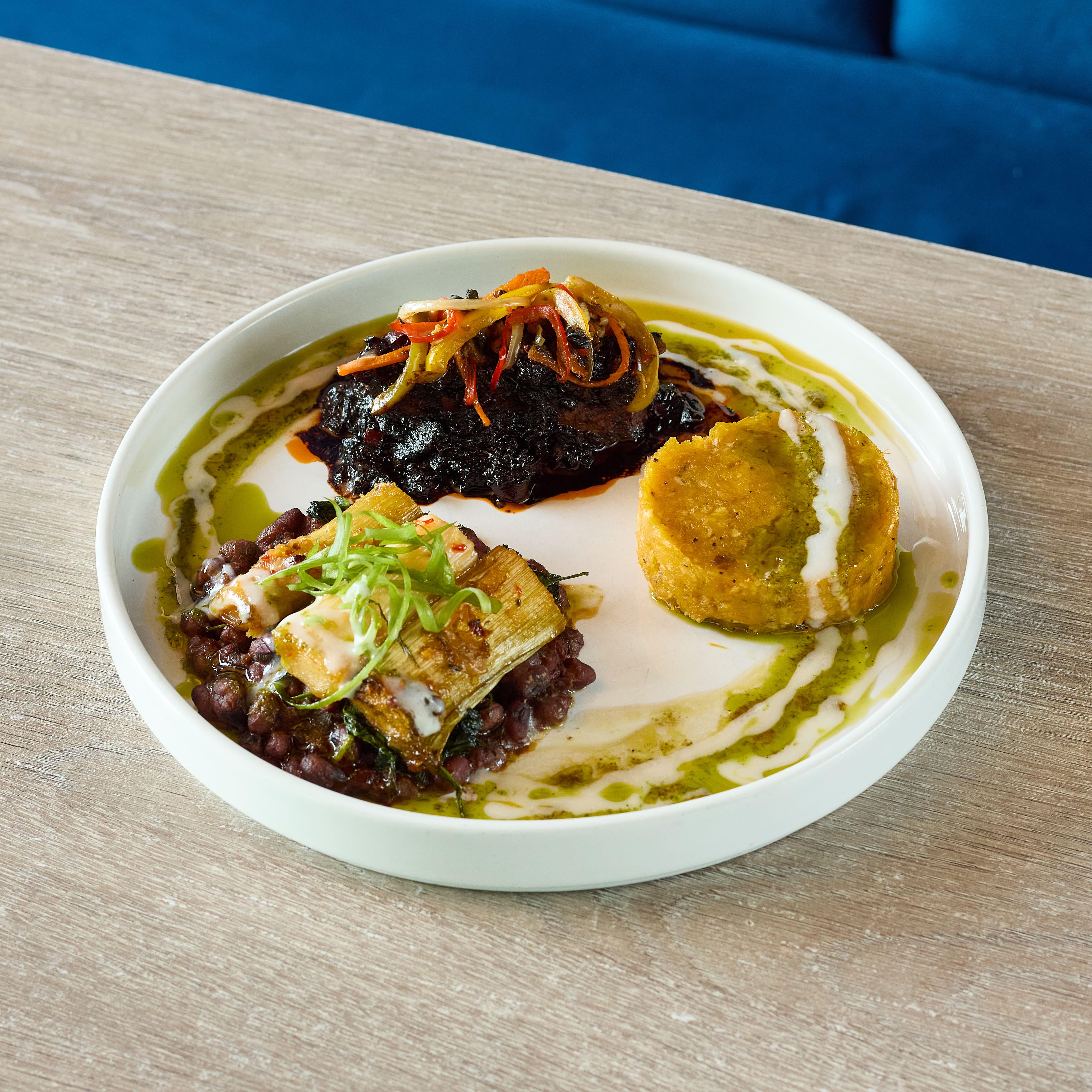 Brown Stew “Fish” and Wakame Escovitch