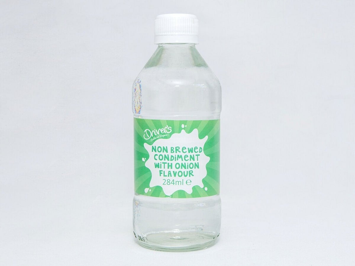 Onion flavored chip shop vinegar