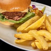 Homemade Lentil Veggie Burger