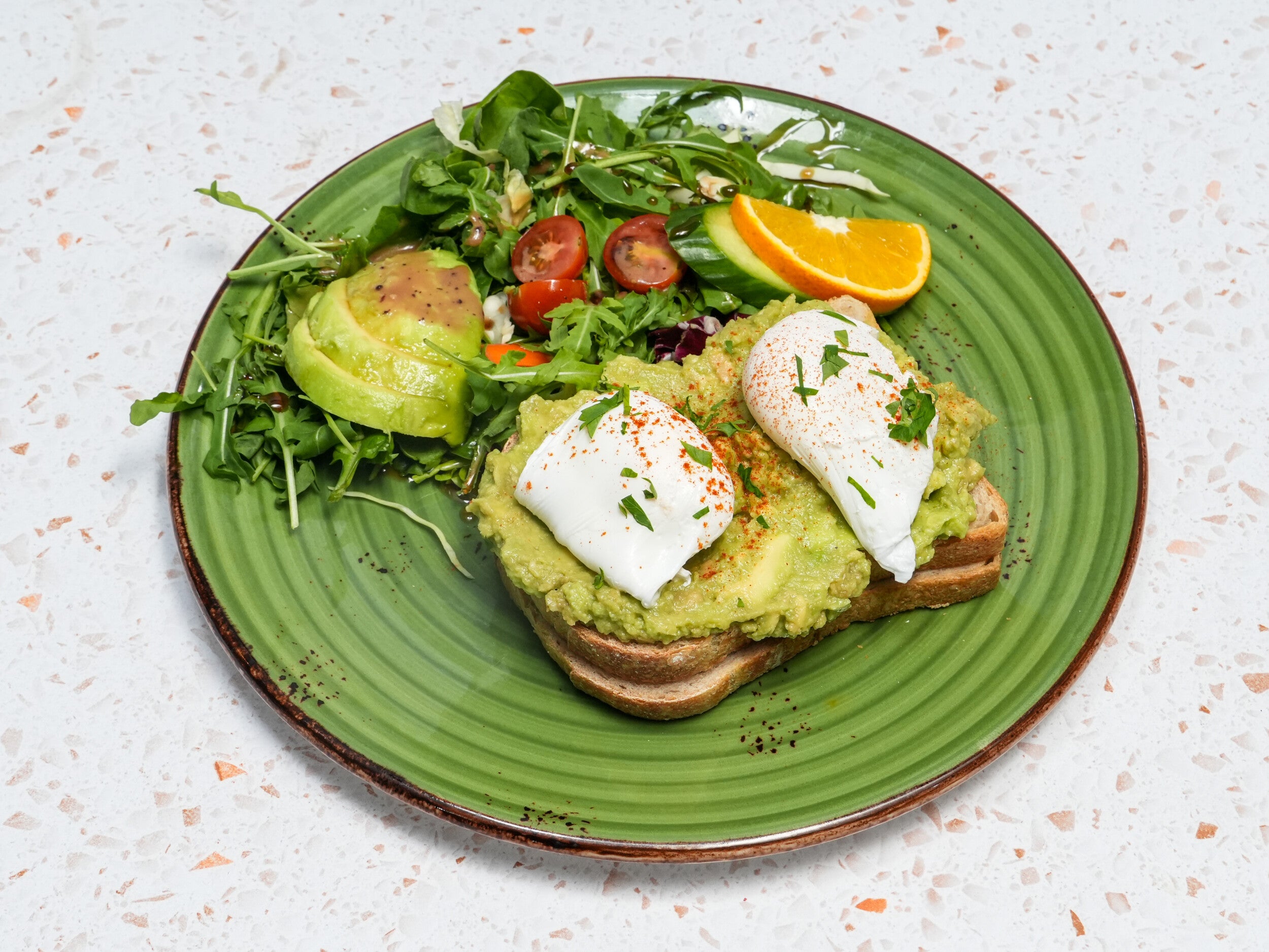 Crushed and Peppered Avocado