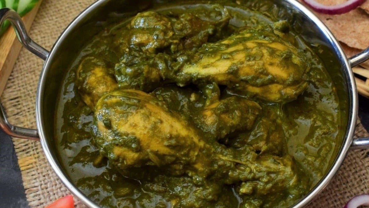 Chicken Palak (Chicken and Spinach)