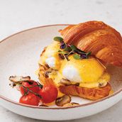 Truffle Benedict Croissant