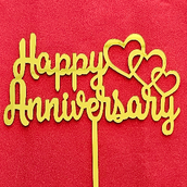 Happy Anniversary Topper