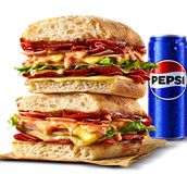 Hut Sandwich + pepsi