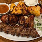 Mix Grill Boulfaf, Kofta And Saucisse